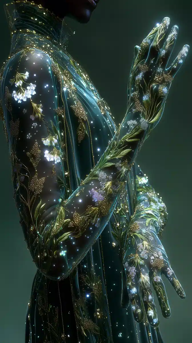 Enchanted Velvet Opera Gloves