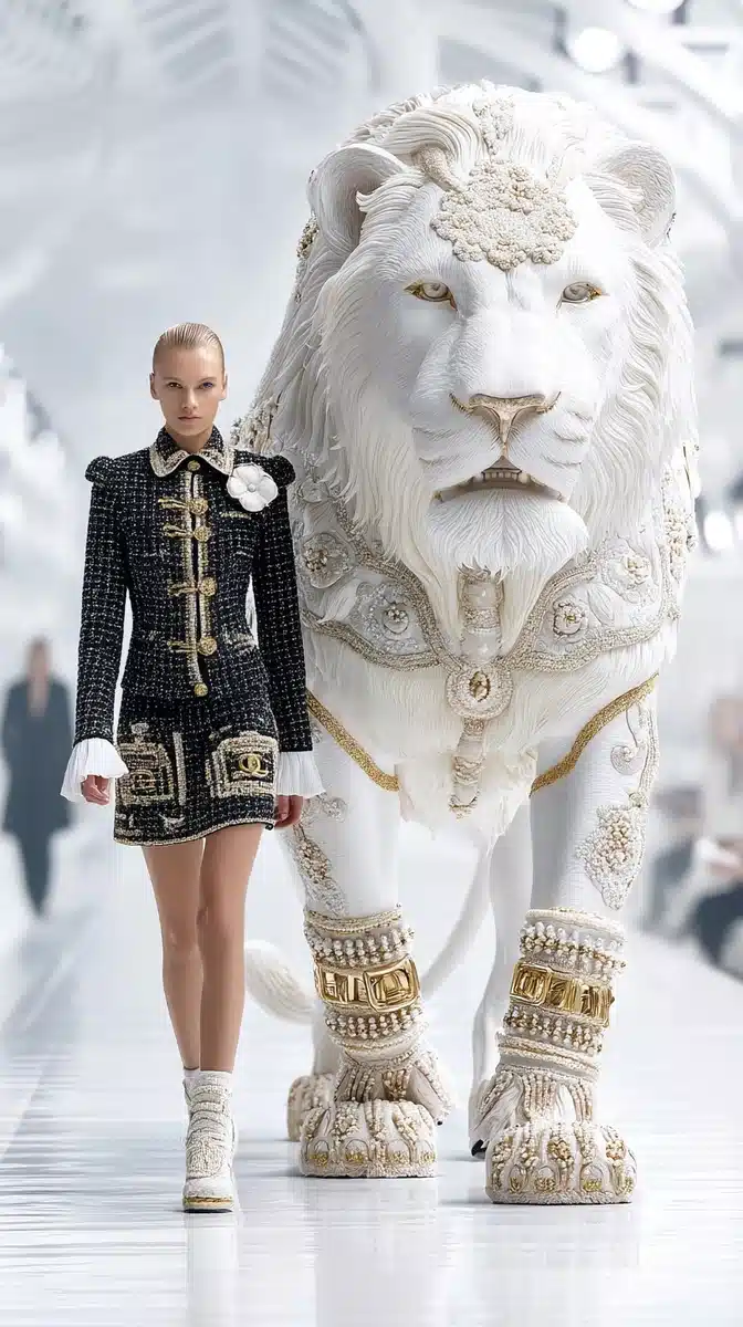 Haute Couture Lion Model