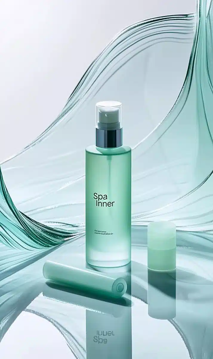 Minimalist Skincare Display