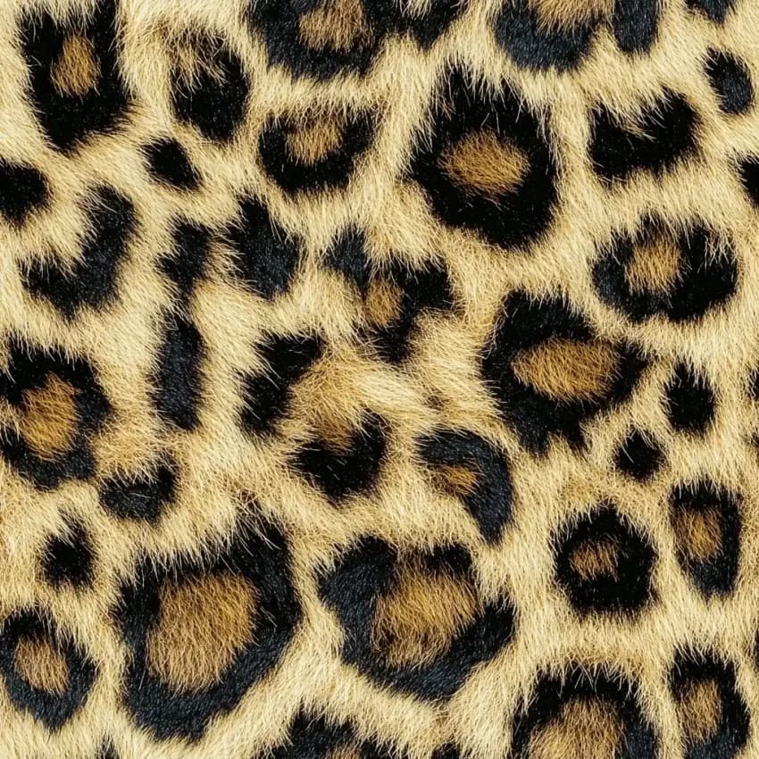 Lifelike Leopard Print Photography