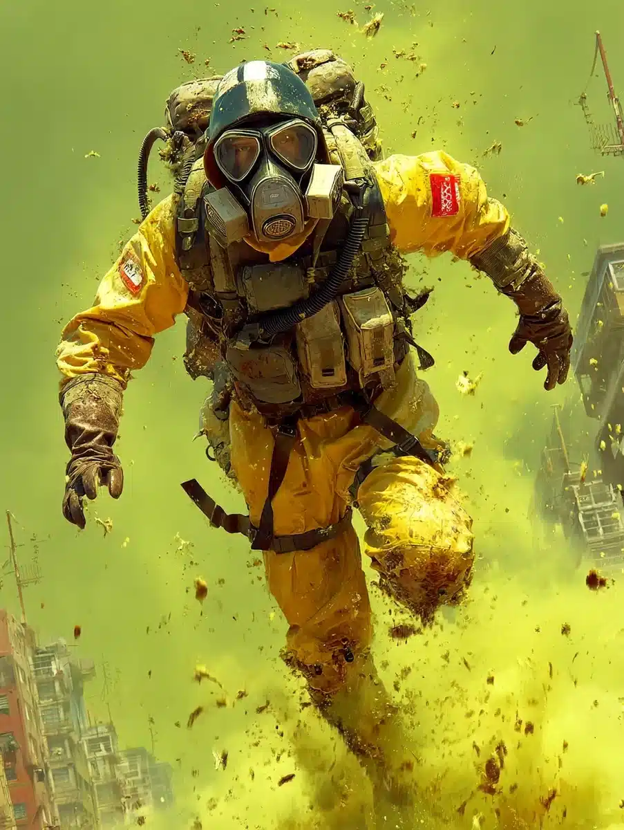 Hazmat Runner In Apocalypse