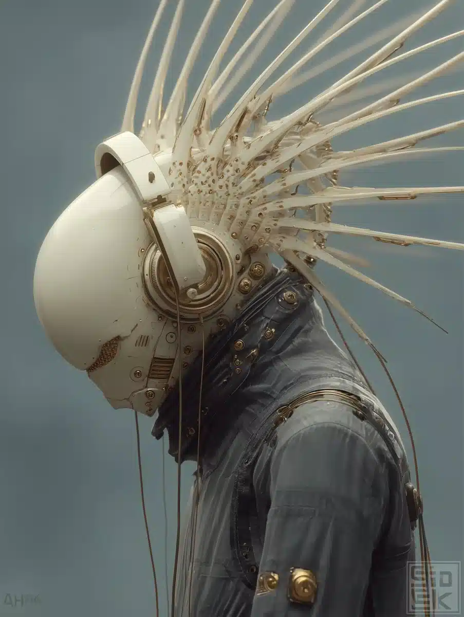 Futuristic Dragon And Light