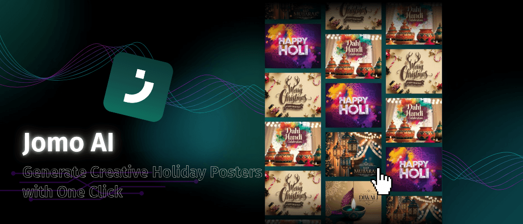 Jomo AI: Generate Creative Holiday Posters with One Click
